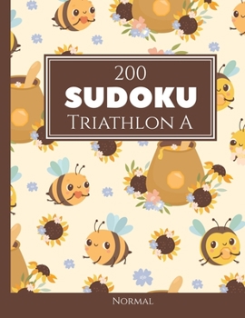 Paperback 200 Sudoku Triathlon A normal Vol. 11: com soluções e quebra-cabeças bônus [Portuguese] Book