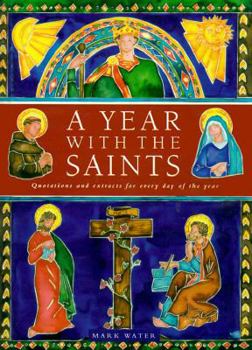 Hardcover A Year with the Saints Book