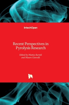 Hardcover Recent Perspectives in Pyrolysis Research Book