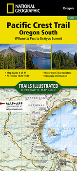 Misc. Pacific Crest Trail: Oregon South Map [Willamette Pass to Siskiyou Summit] Book