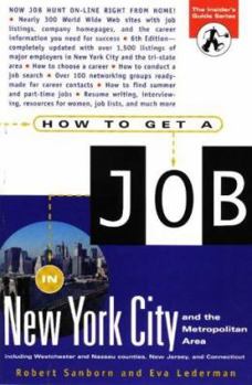 Paperback How to Get a Job in New York City and the Metropolitan Area Book