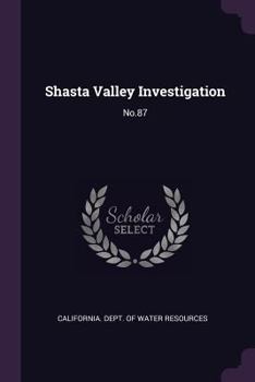 Paperback Shasta Valley Investigation: No.87 Book