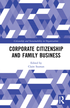 Hardcover Corporate Citizenship and Family Business Book