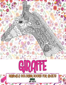 Paperback Mandala Coloring Books for Adults Anti Stress - Animal - Giraffe Book