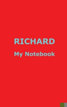 Paperback RICHARD My Notebook Book