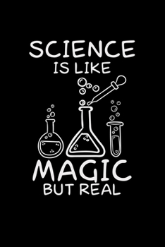 Science is like magic but real: 6x9 MAGICIAN | grid | squared paper | notebook | notes