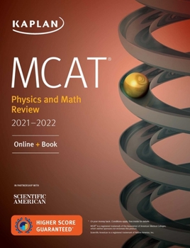 Paperback MCAT Physics and Math Review 2021-2022: Online + Book