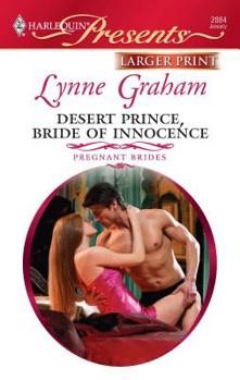 Mass Market Paperback Desert Prince, Bride of Innocence [Large Print] Book