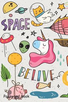 Paperback Password Book: Include Alphabetical Index with Set of Various Cartoon Book