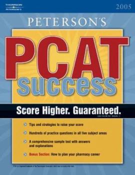 Paperback PCAT Success 2005, 8th edition Book