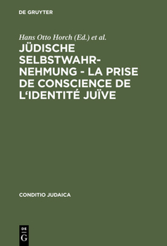 Hardcover Jüdische Selbstwahrnehmung - La prise de conscience de l'identité juïve [German] Book