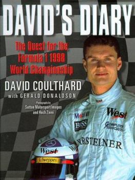 Hardcover David's Diary: The Quest for the Formula 1 1998 Grand Prix Championship Book