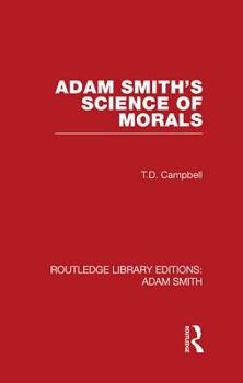 Hardcover Adam Smith's Science of Morals Book