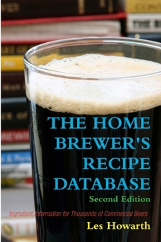 Paperback The Home Brewer's Recipe Database Book