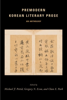 Paperback Premodern Korean Literary Prose: An Anthology Book