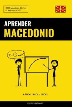 Paperback Aprender Macedonio - Rápido / Fácil / Eficaz: 2000 Vocablos Claves [Spanish] Book