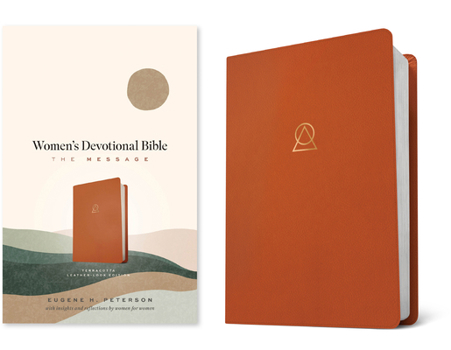 Imitation Leather The Message Women's Devotional Bible (Leather-Look, Terracotta) Book