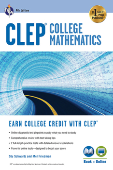 Paperback Clep(r) College Mathematics, 4th Ed., Book + Online Book