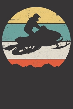 Notebook: Snowmobile College Ruled 6x9 120 Pages