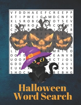 Paperback Halloween Word Search: Large Print Word Search, Word Search Book, Halloween Puzzles, Word Find for adults and kids Book