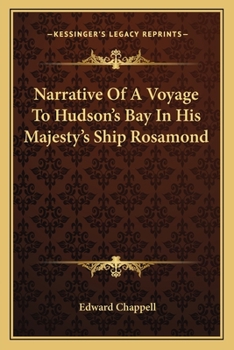 Paperback Narrative Of A Voyage To Hudson's Bay In His Majesty's Ship Rosamond Book