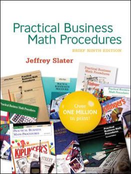 Hardcover Prac Bus Math Proc Brief Ed Book