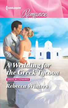 Mass Market Paperback A Wedding for the Greek Tycoon [Large Print] Book