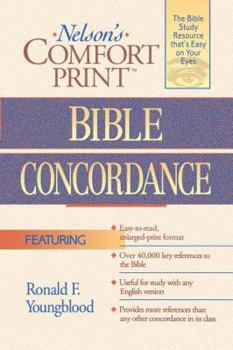Paperback Comfort Print Bible Concordance Book