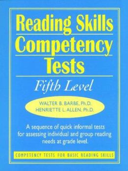 Spiral-bound Reading Skills Competency Tests: Fifth Level Book