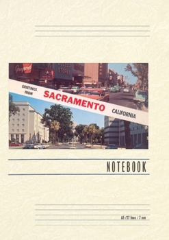 Paperback Vintage Lined Notebook Greetings from Sacramento Book