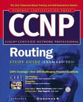 Hardcover CCNP Routing Study Guide (Exam 640-503) [With CDROM] Book