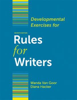 Paperback Developmental Exercises for Rules for Writers Book