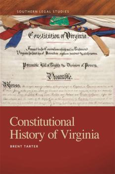 Paperback Constitutional History of Virginia Book