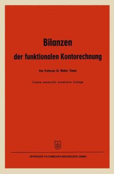 Paperback Bilanzen Der Funktionalen Kontorechnung [German] Book