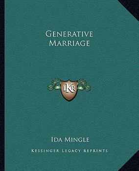 Paperback Generative Marriage Book