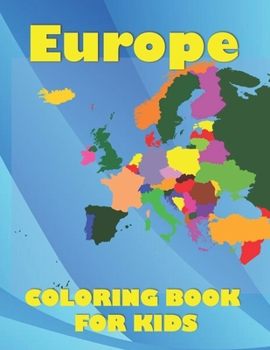 Paperback Europe: Coloring Book for Kids Book