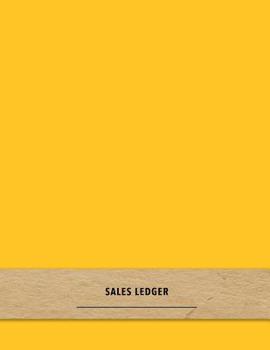 Sales Ledger: Orange online resales and profit tracking log book - For arbitrage resellers and website owners looking to grow and track sales