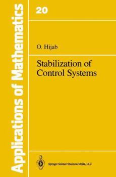 Paperback Stabilization of Control Systems Book
