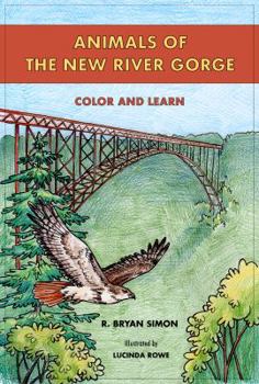 Paperback Animals of the New River Gorge: Color and Learn Book