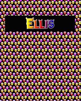 Paperback 120 Page Handwriting Practice Book with Colorful Alien Cover Ellis: Primary Grades Handwriting Book