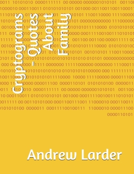 Paperback Cryptograms - Quotes About Family Book