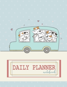 Notebook: Daily planner notebook with  cute cover and daily planner pages, Extra large (8.5 x 11) inches, 110 pages, planner notebooks