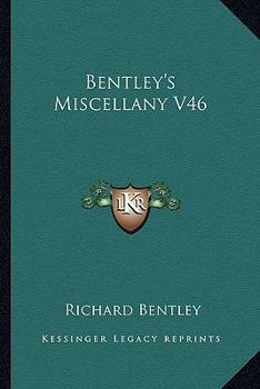 Paperback Bentley's Miscellany V46 Book