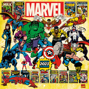 Calendar Marvel Comics Wall Book