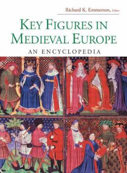 Hardcover Key Figures in Medieval Europe: An Encyclopedia Book