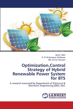 Paperback Optimization, Control Strategy of Hybrid Renewable Power System for BTS Book