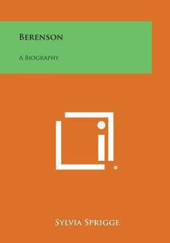 Paperback Berenson: A Biography Book