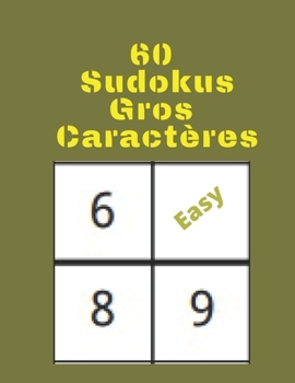 Paperback 60 Sudokus: gros caractères [French] Book
