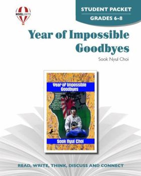 Paperback Year of Impossible Goodbyes - Student Packet by Novel Units Book