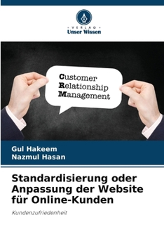 Paperback Standardisierung oder Anpassung der Website für Online-Kunden [German] Book